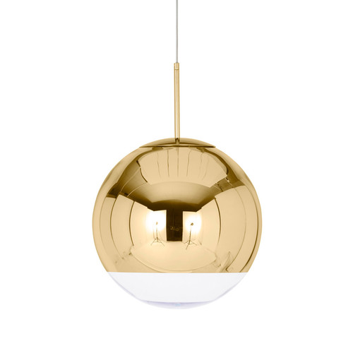 Tom Dixon Mirror Ball Gold Pendant Lamp 40cm