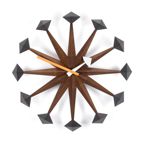 Vitra - Polygon Clock, walnut