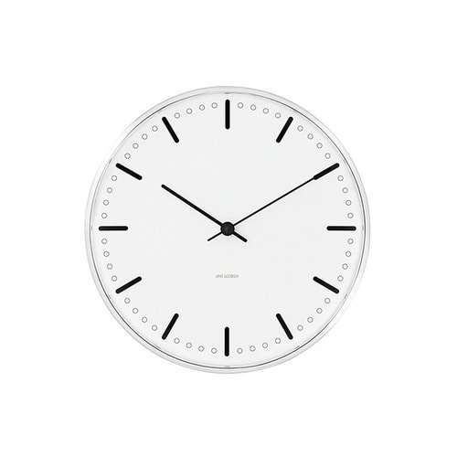 Rosendahl - AJ City Hall Wall Clock, Ø 16 cm