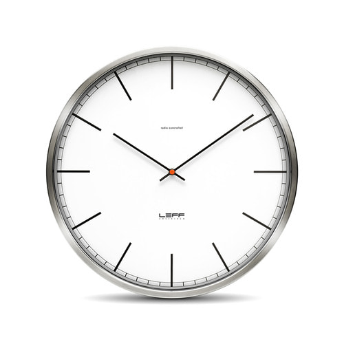 Leff amsterdam - One35rc Wall Clock wireless, index dial