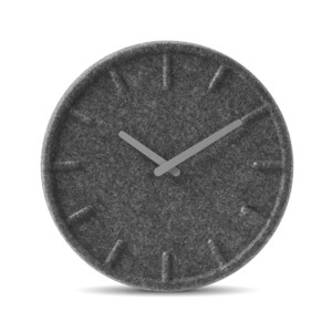 Leff amsterdam - Felt35 Clock, grey pointers