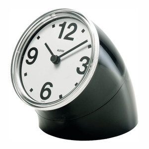 Alessi - Cronotime Table Clock, black