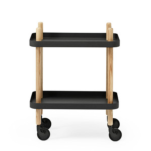 노만코펜하겐- Block Mobile Table Trolley black