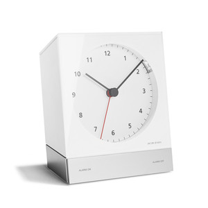 Jacob Jensen - Alarm Clock Series Quartz, white