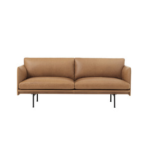 Muuto - Outline Sofa 2 Seater Leather