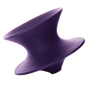 Magis  spun Rocking chair purple