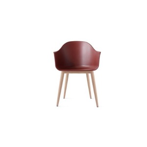 Menu Harbour wood natural oak base chair Red