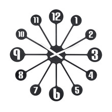 Koziol - Pinball Wall Clock, black