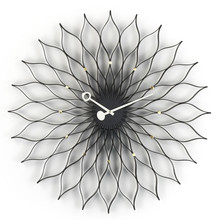 Vitra - Sunflower Clock  black / brass