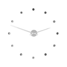Radius Design - Flexible wall clock, stainless steel