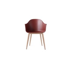 Menu Harbour wood natural oak base chair Red
